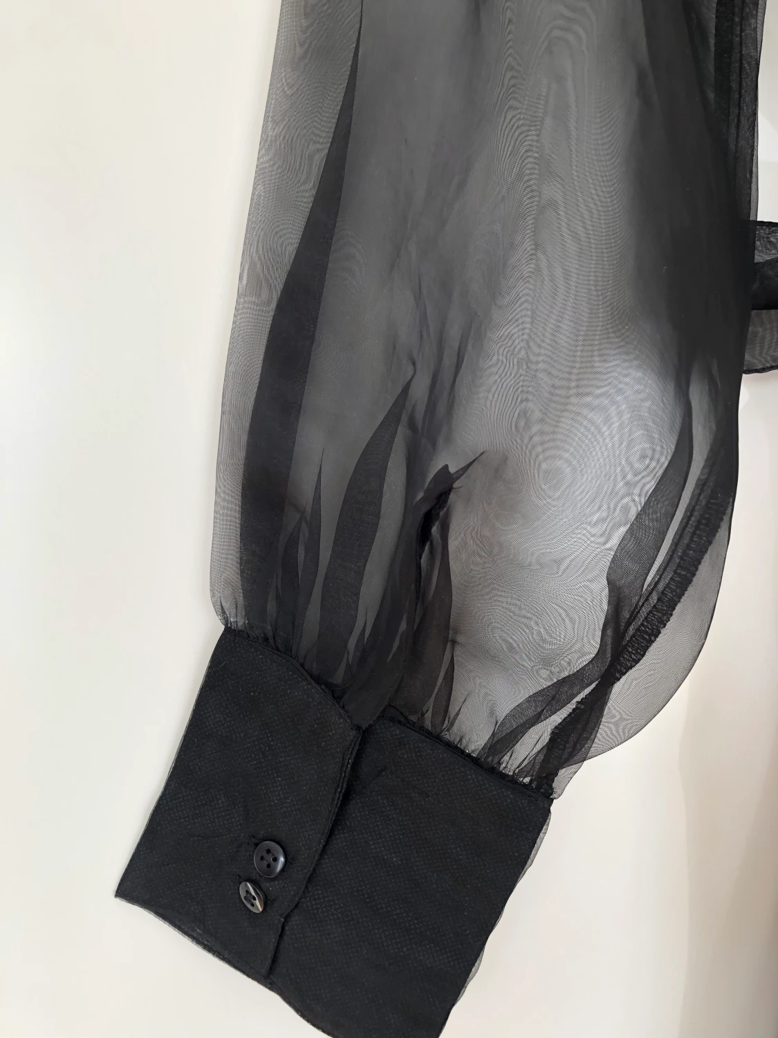 Skjortklänning i organza - 90