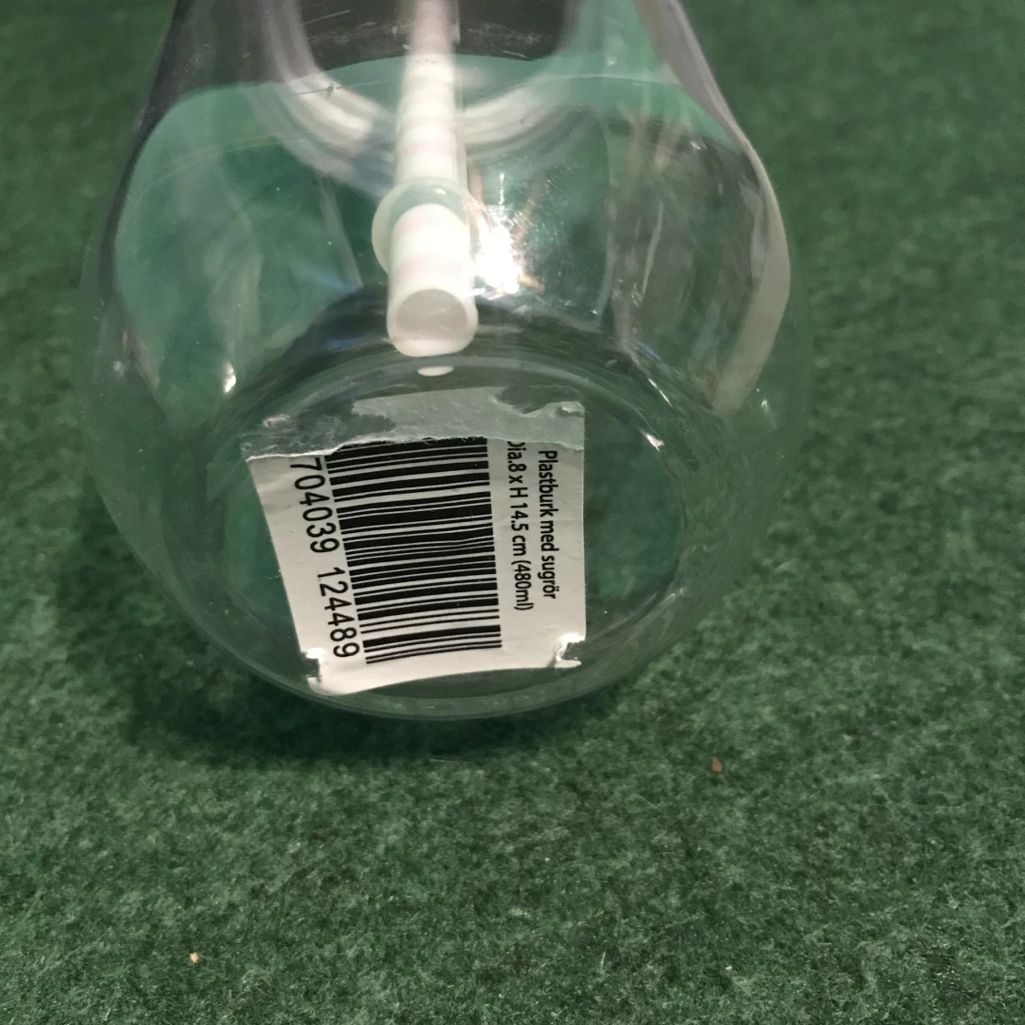 Söt kopp med sugrör - 90