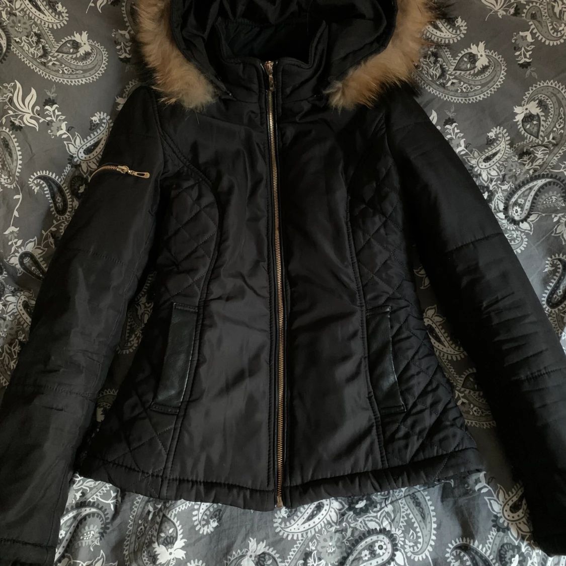 Fin dunjacka äkta päls