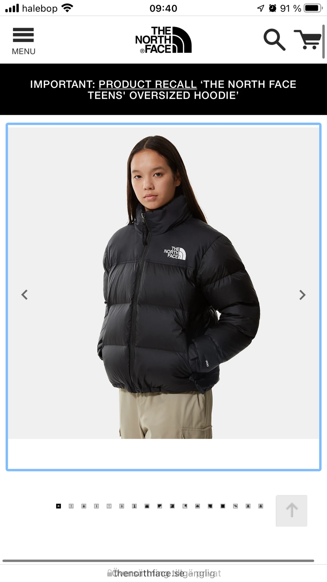 The north face jacka