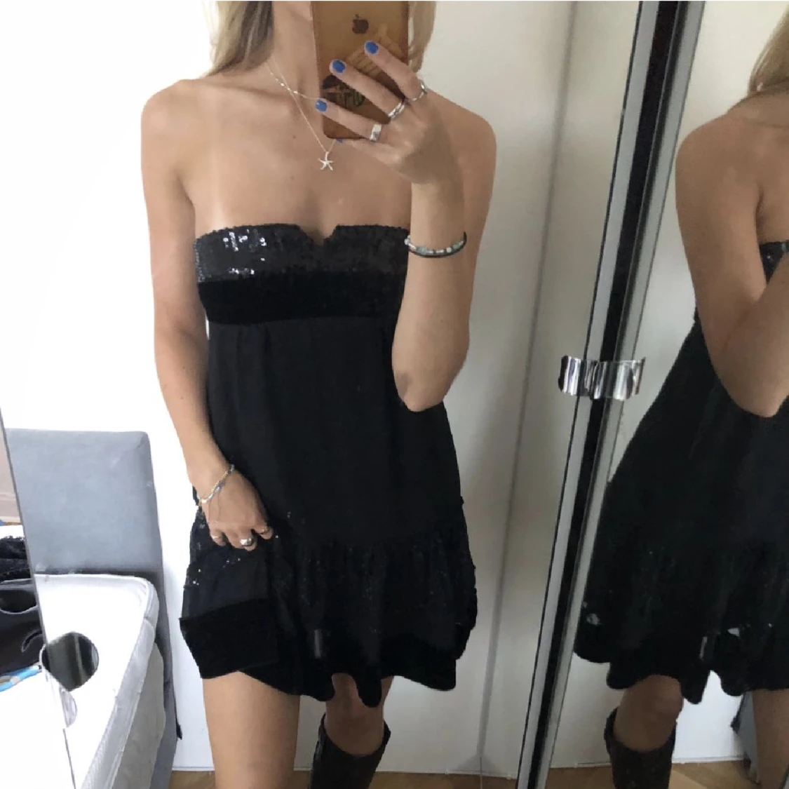 Nyår glitter klänning - 90