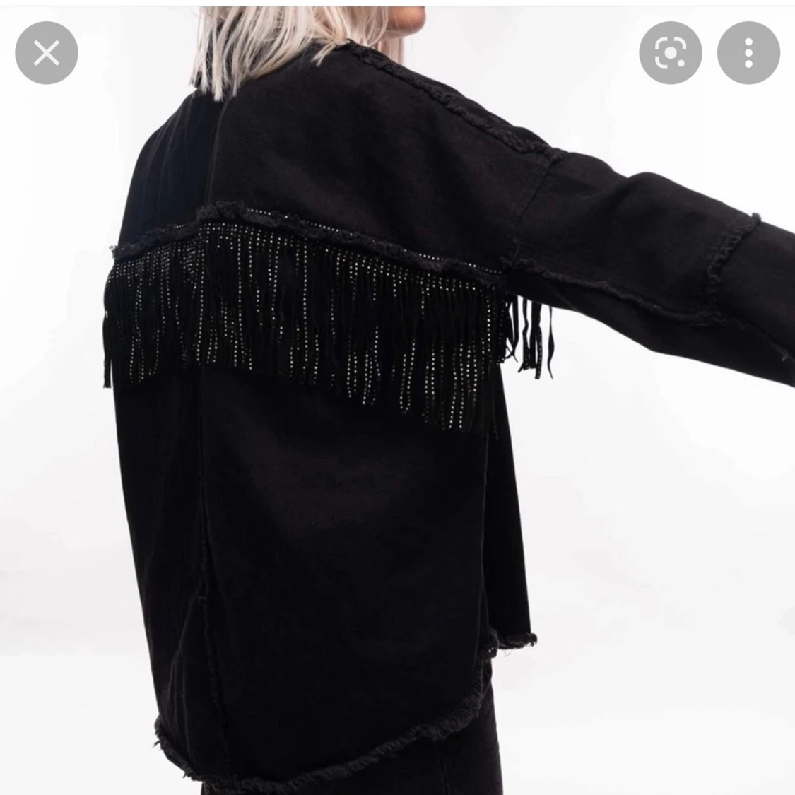 Jacka med fransar - 90