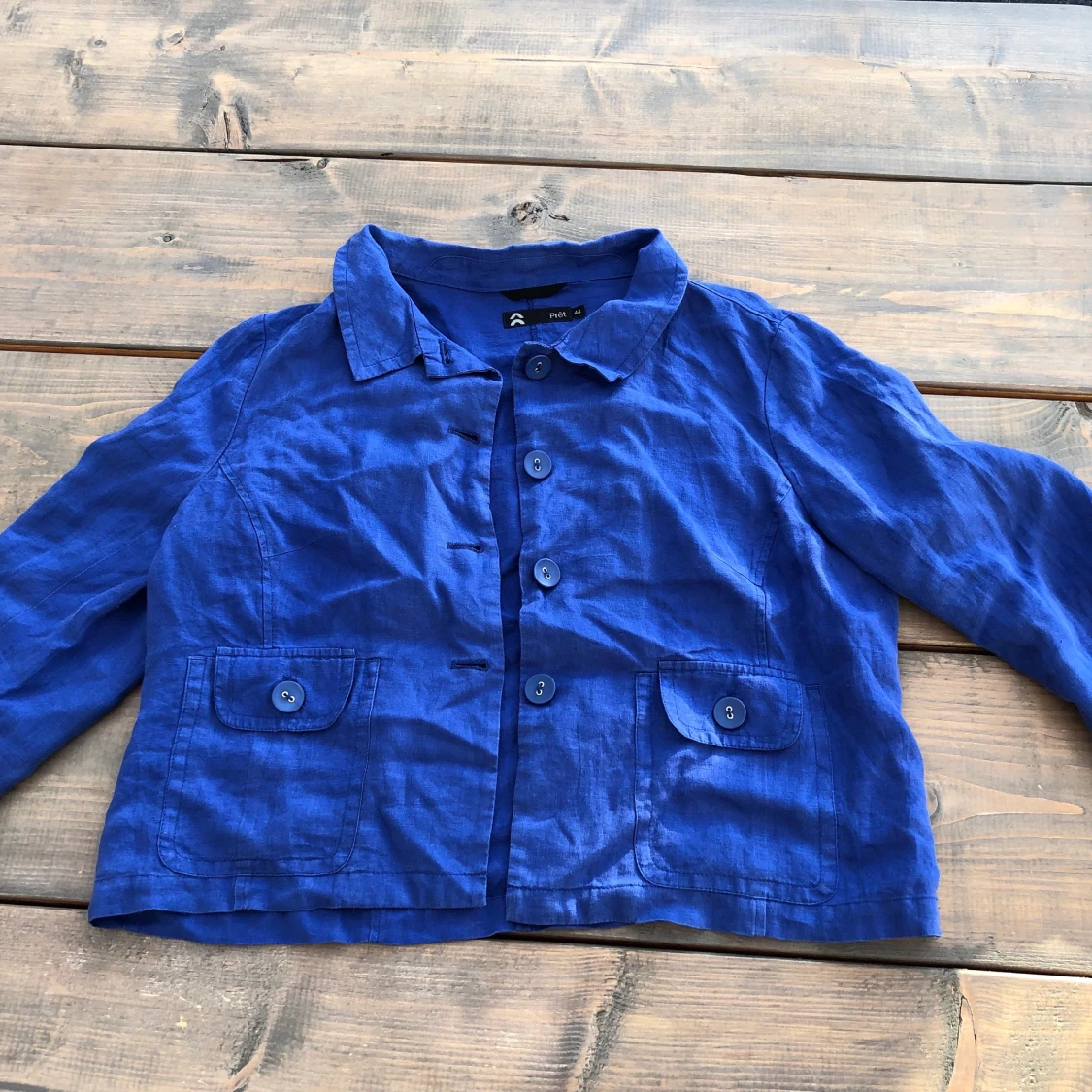 Blå skjort-blus - 91