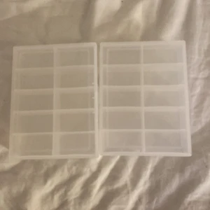 Två oanvända förvaringslådor  - Tänkte använda dom till smycken men glömde bort dom å köpte en annan låda så behöver inte dom nu 