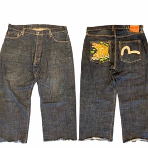 Baggy Evisu Tiger seagull jeans - Skick - 7/10 | Storlek - 33 | DM för frågor