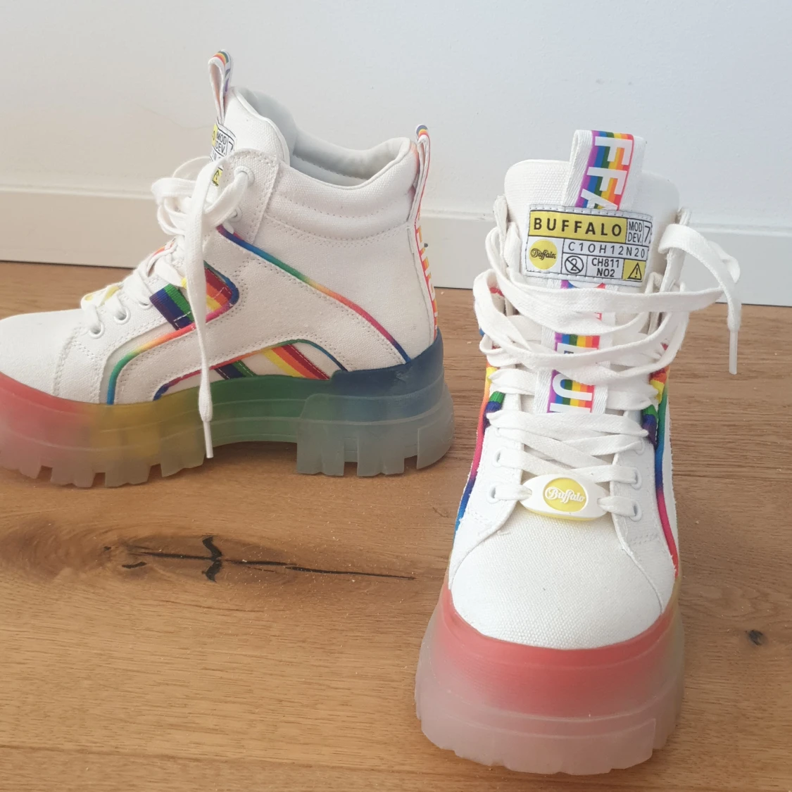 Rainbow Buffalo shoes
