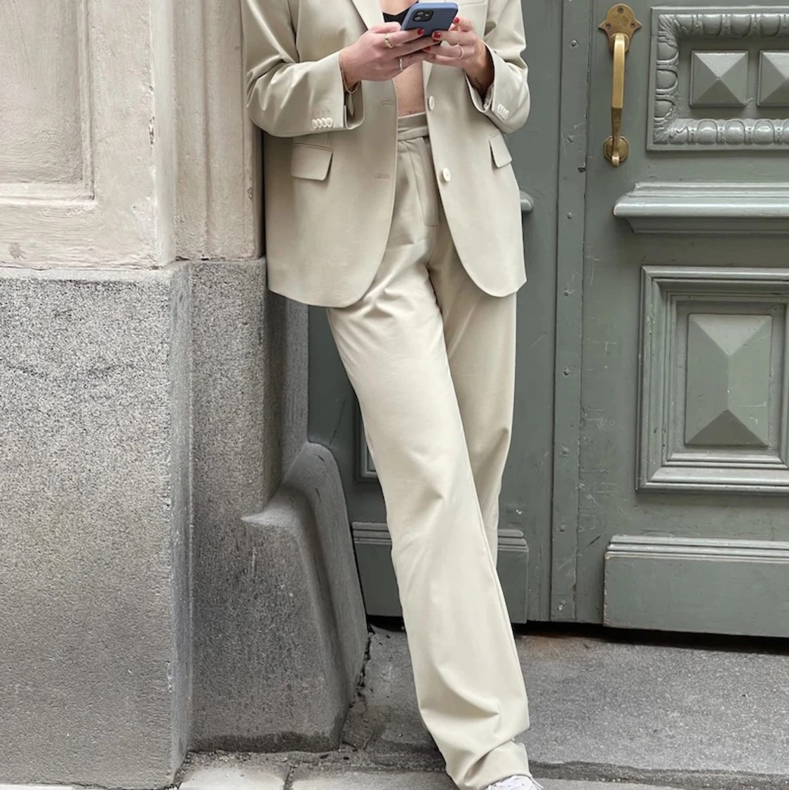 Djerf Avenue kavaj beige// storlek S - 91