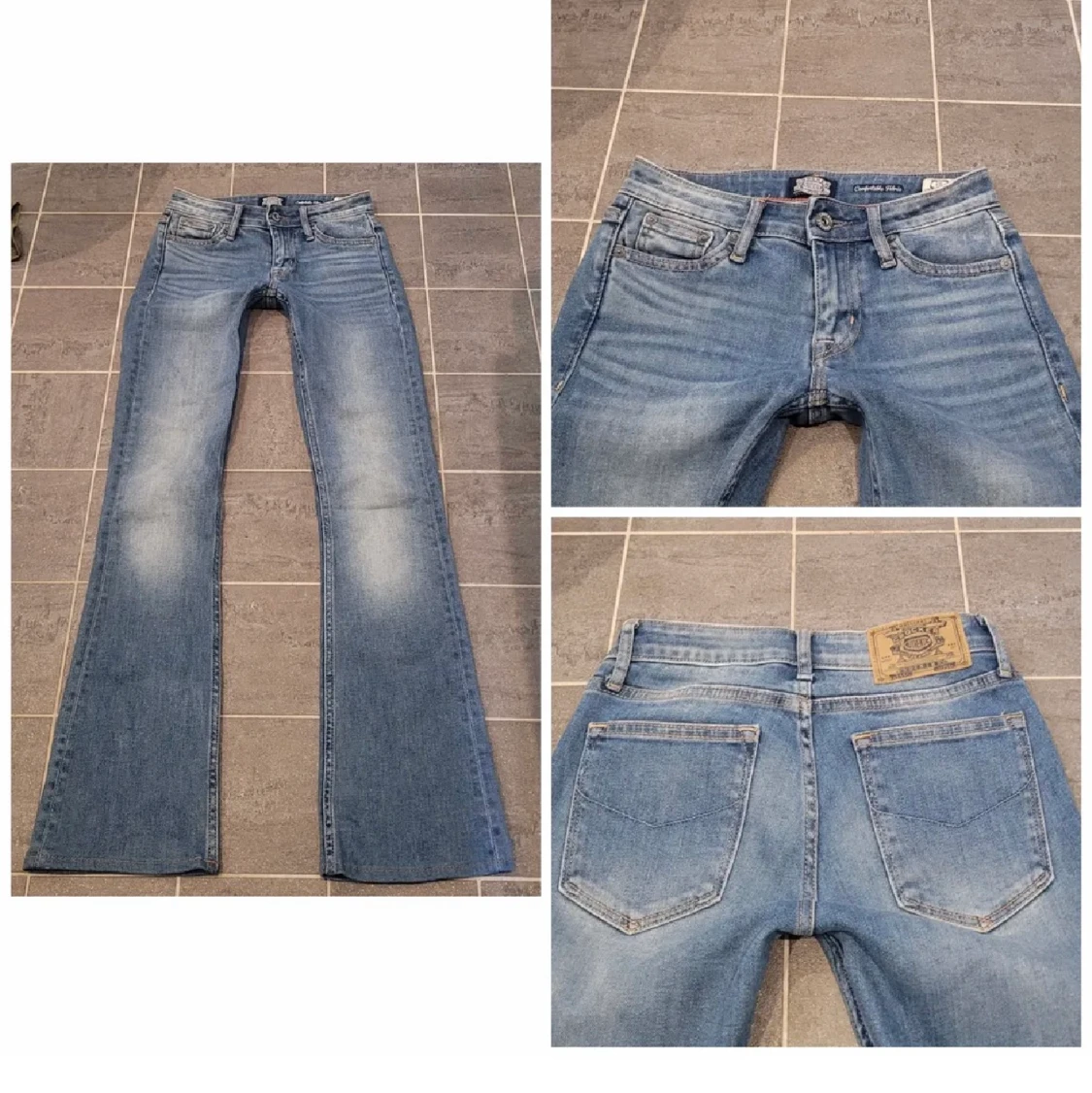 Lågmidjade jeans  - 90
