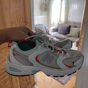 New Balance 530 - New Balance 530  Skick: ett litet småhål på vardera sko (se bild) i övrigt använt skick men fortfarande mycket kvar att ge.  Storlek: 38,5 (Obs storleken har suddats ut inne i skon)  