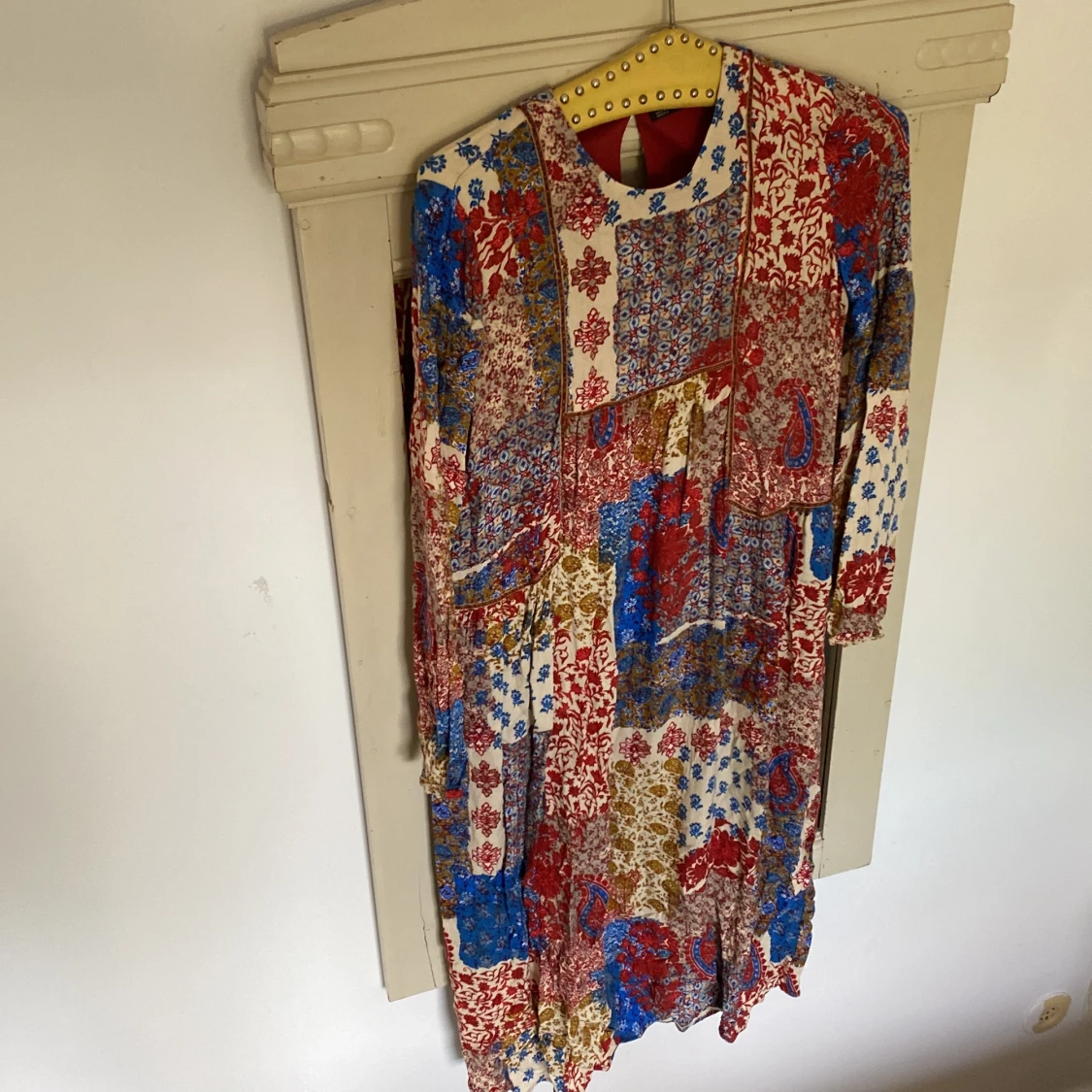 Mönstrad Långklänning  - 91