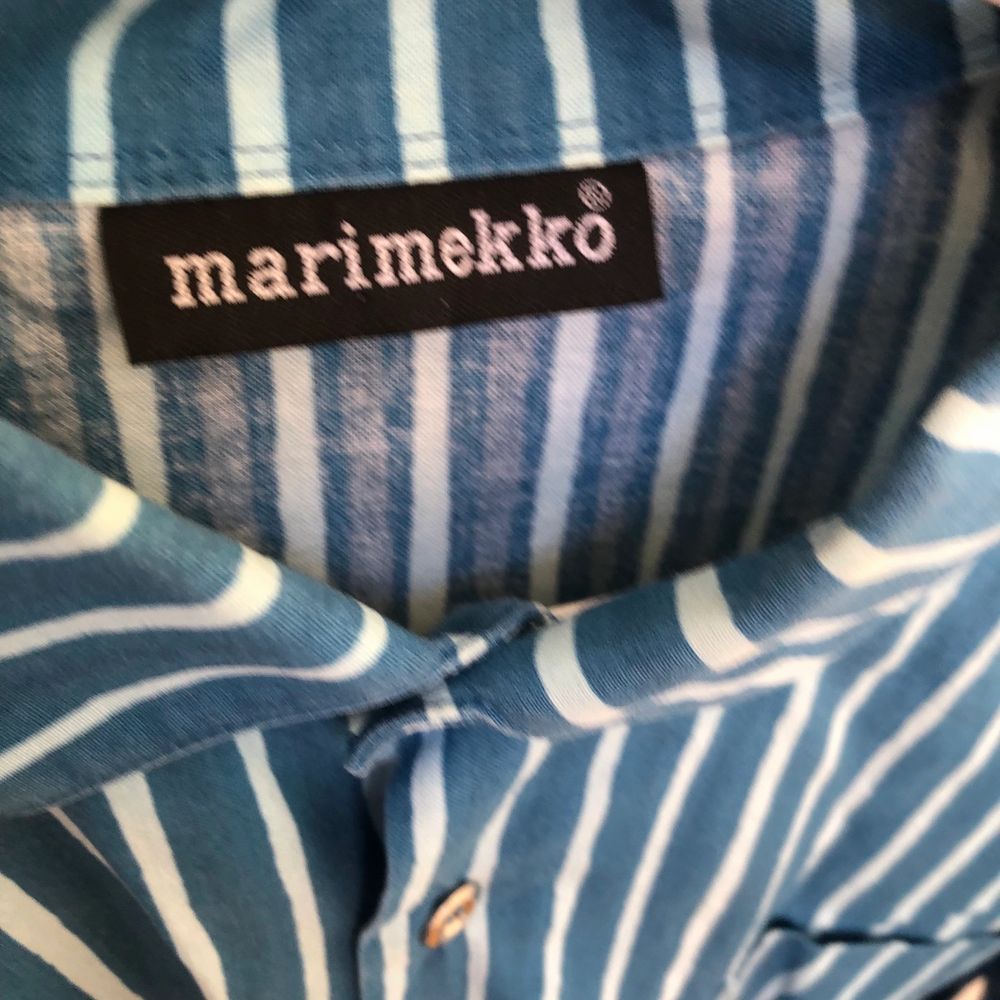 Blå Marimekko Skjorta storlek 42 | Plick Second Hand