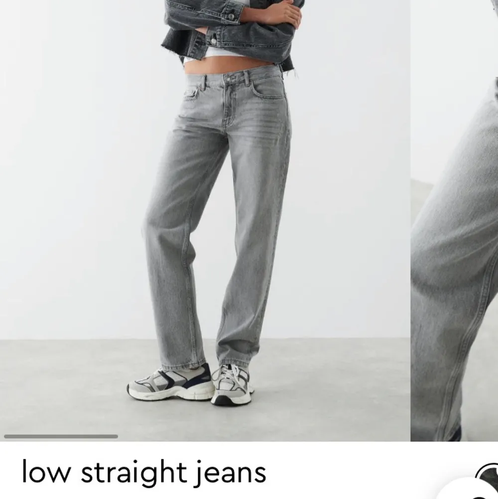 Skit snygga lågmidjade jeans från Gina Tricot, använda ett fåtal gånger.. Jeans & Byxor.