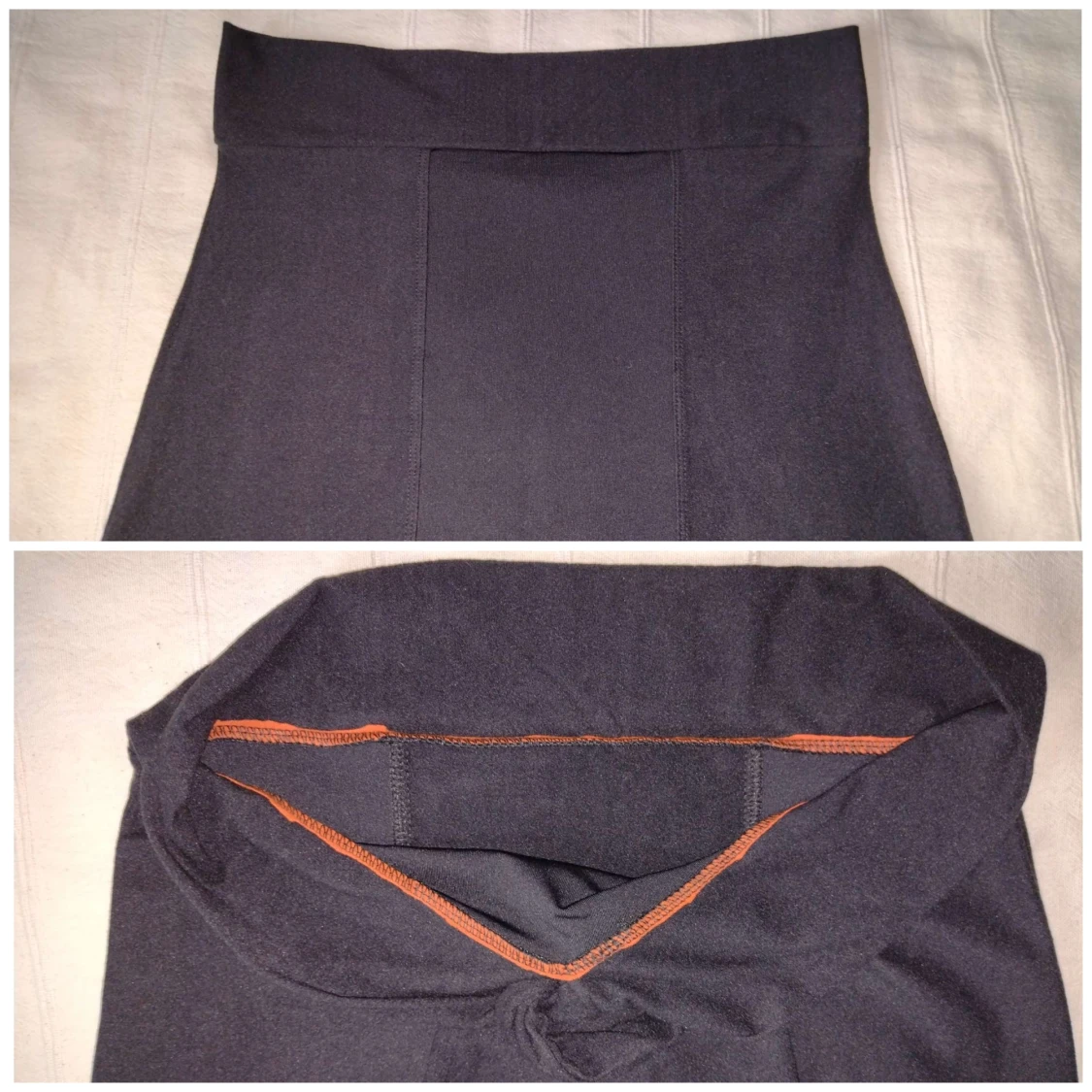 Svart kort kjol med knytband, storlek XS/S - 91