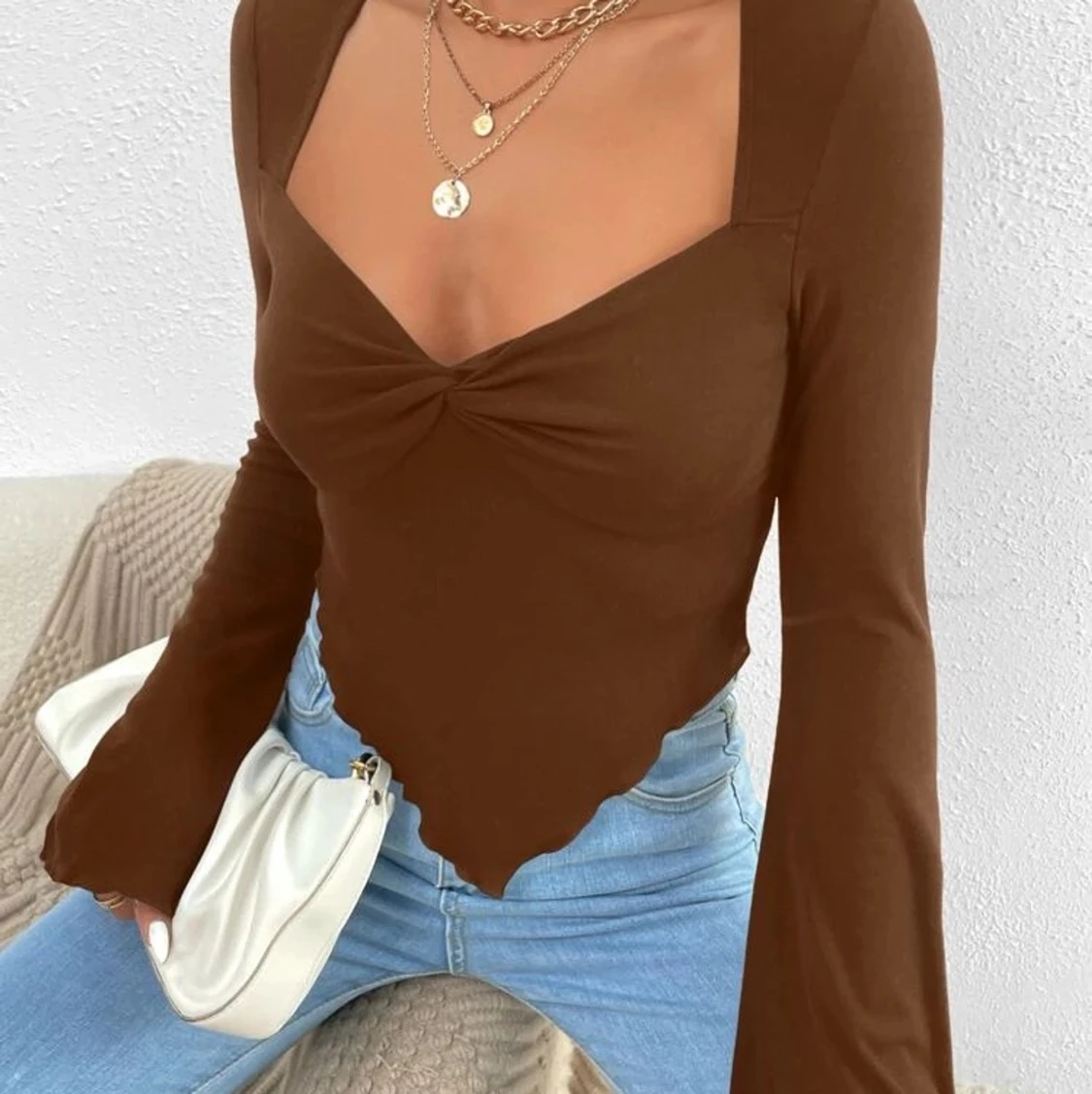 Tröja med utsvängda ärmar - 90