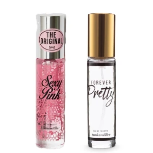 Parfymer - Två parfymer!! Köp båda för 110kr🫶🏼 Båda luktar ljuvligt, i den rosa har jag använt lite, med den andra är oanvänd! Nypris 210kr!