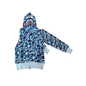 Baby Blå Bape Hoodie STRLK S - DM för mer bilder, endast seriösa kunder