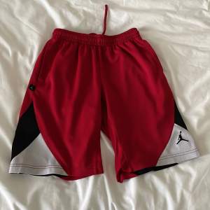 Red Jordan Basketball Shorts which are quite small. about 7 years old but in great condition. As a guy you might see your junk imprint on it if you’re over 13, but girls can wear this no problem if it fits you.