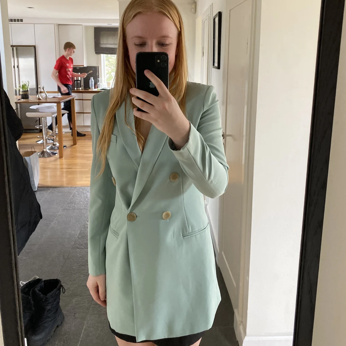 Pastellgrön kavaj - 90