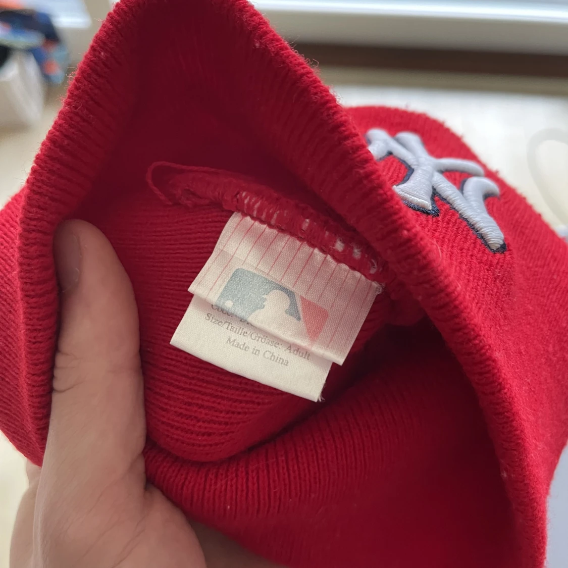 Röd Yankees Beanie - 91