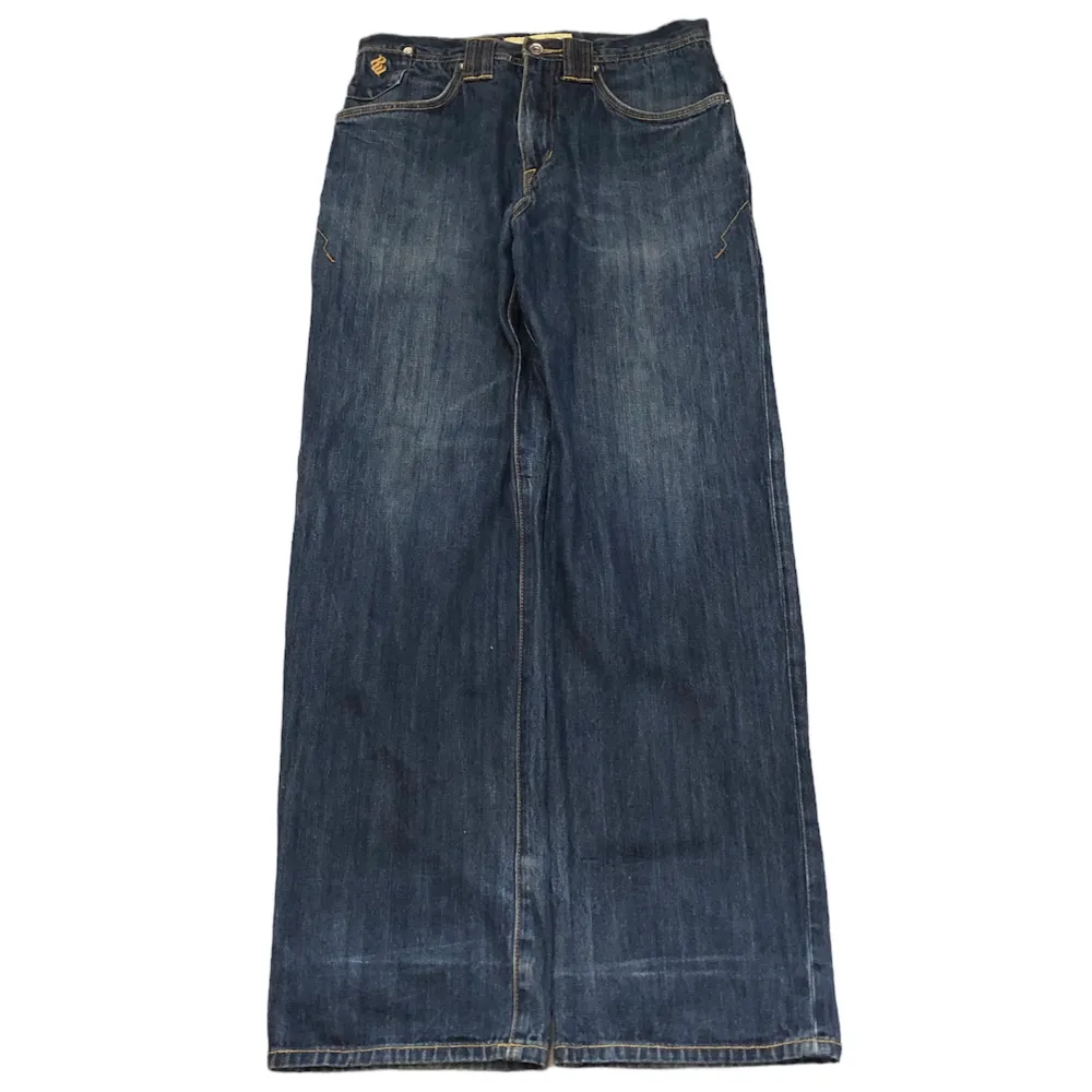 Vintage baggy jeans från märket Rocawear. Storlek 32x34. Fri frakt, använd gärna köp nu!. Jeans & Byxor.