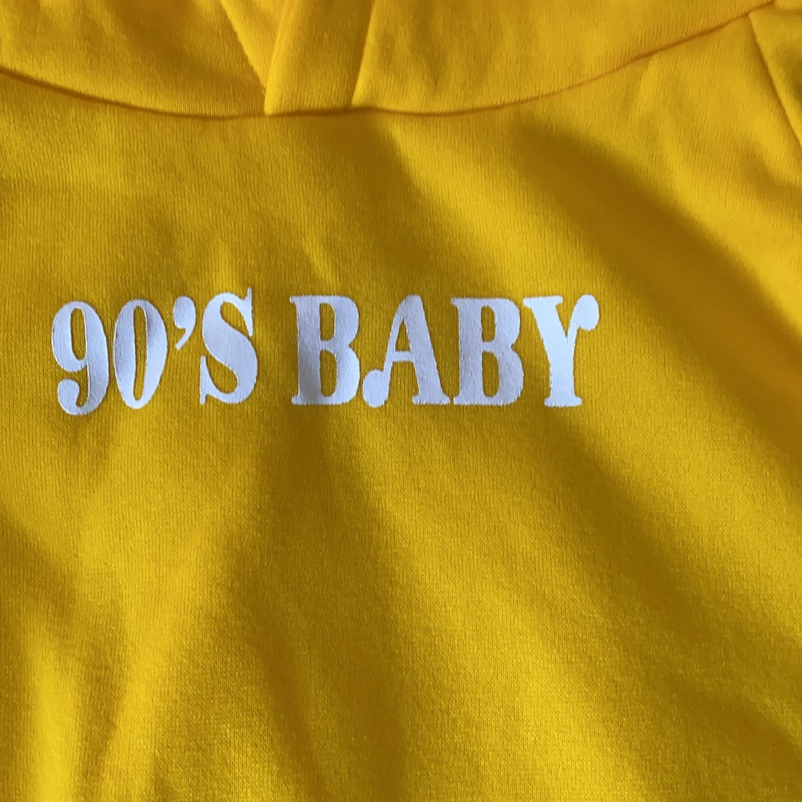 En gul fin Hoodie  - 91