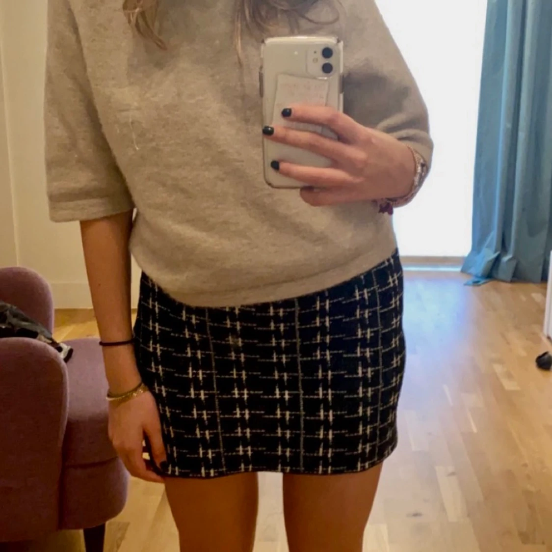 Zara stickad kjol - 90