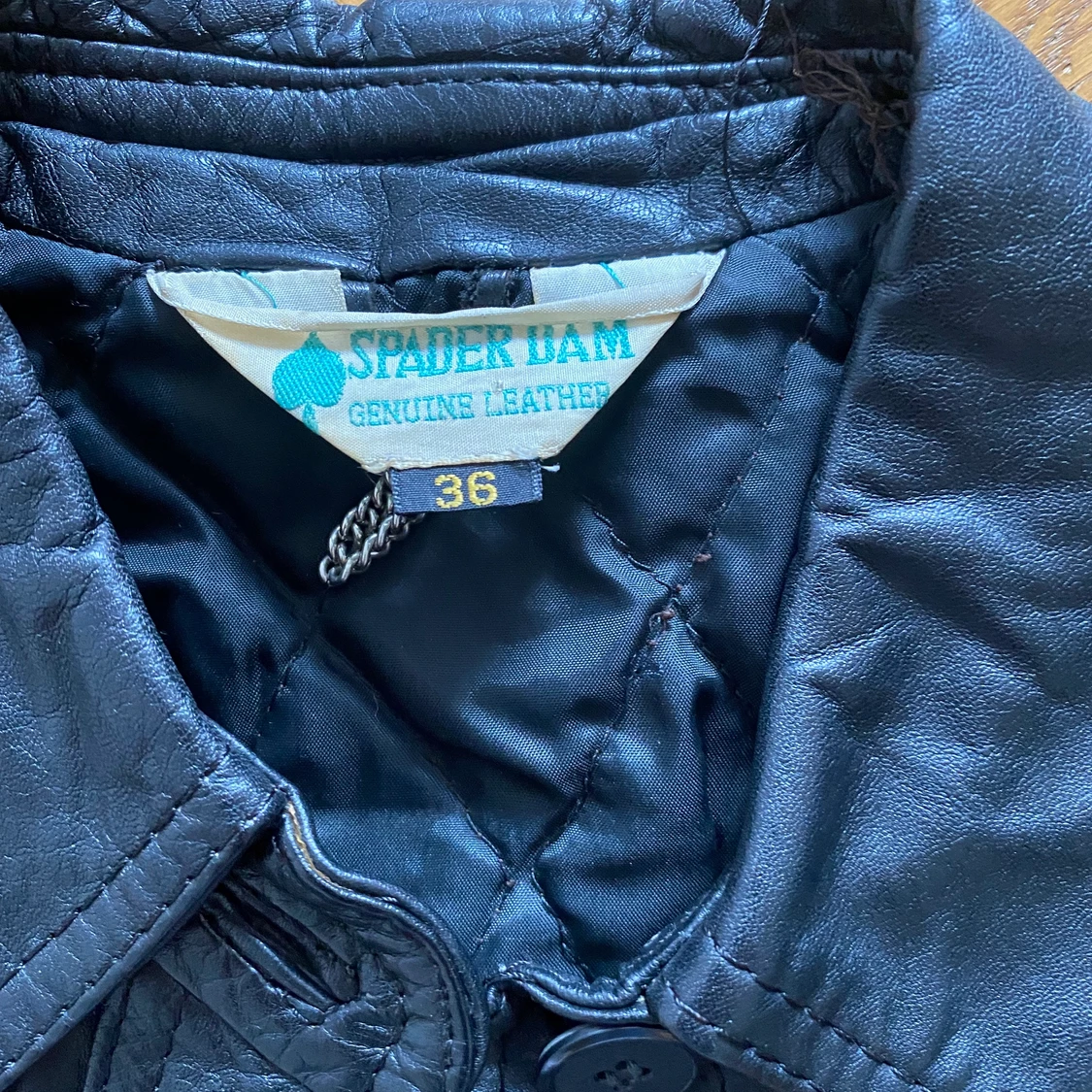 Skinnjacka vintage  - 91