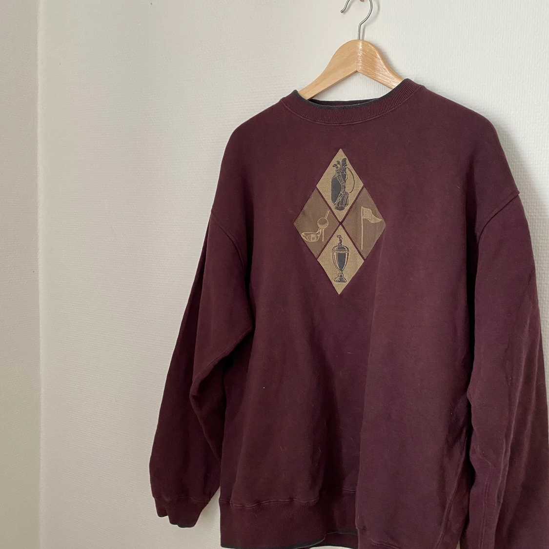 Retro tröja med tryck