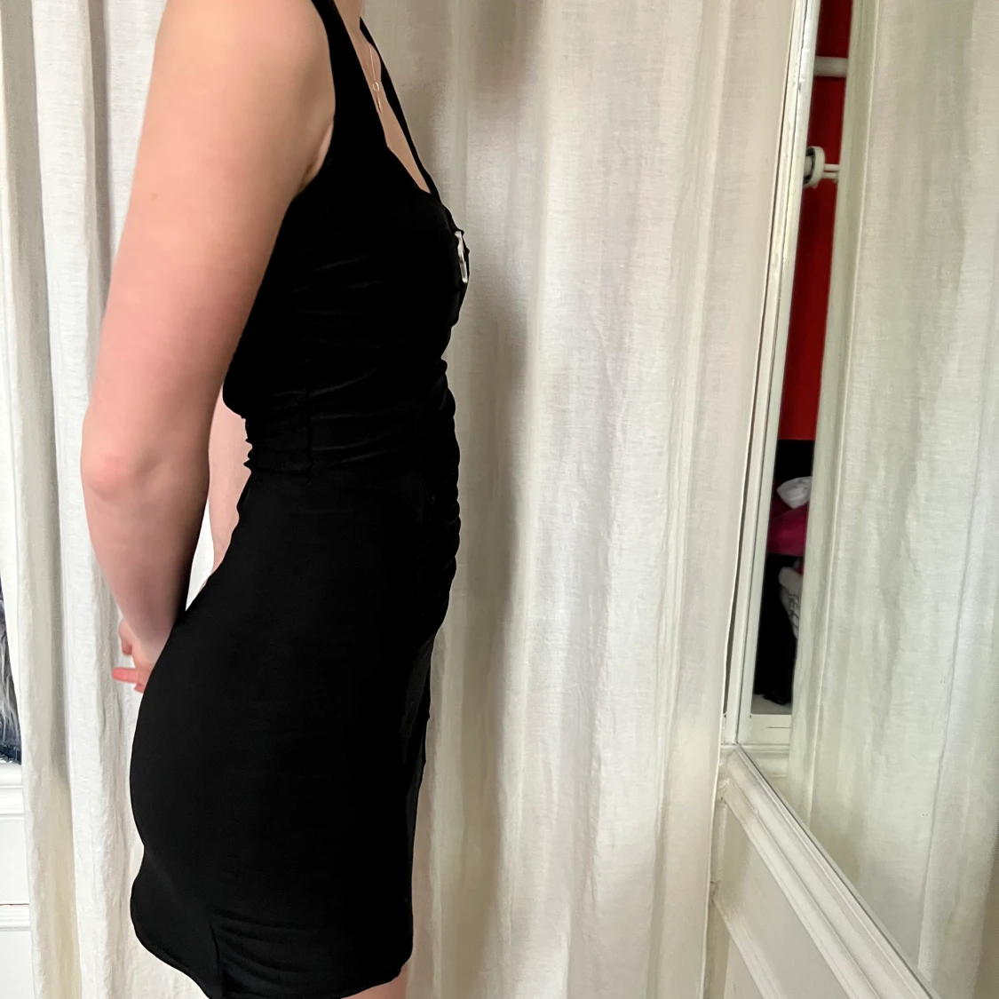 y2k svart klänning - 91