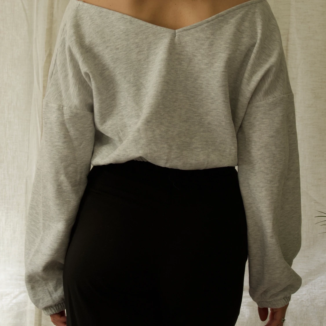 Oversize grey sweater - 90