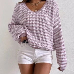 Stickad tröja - SÅÅÅ fin tröja i storlek M