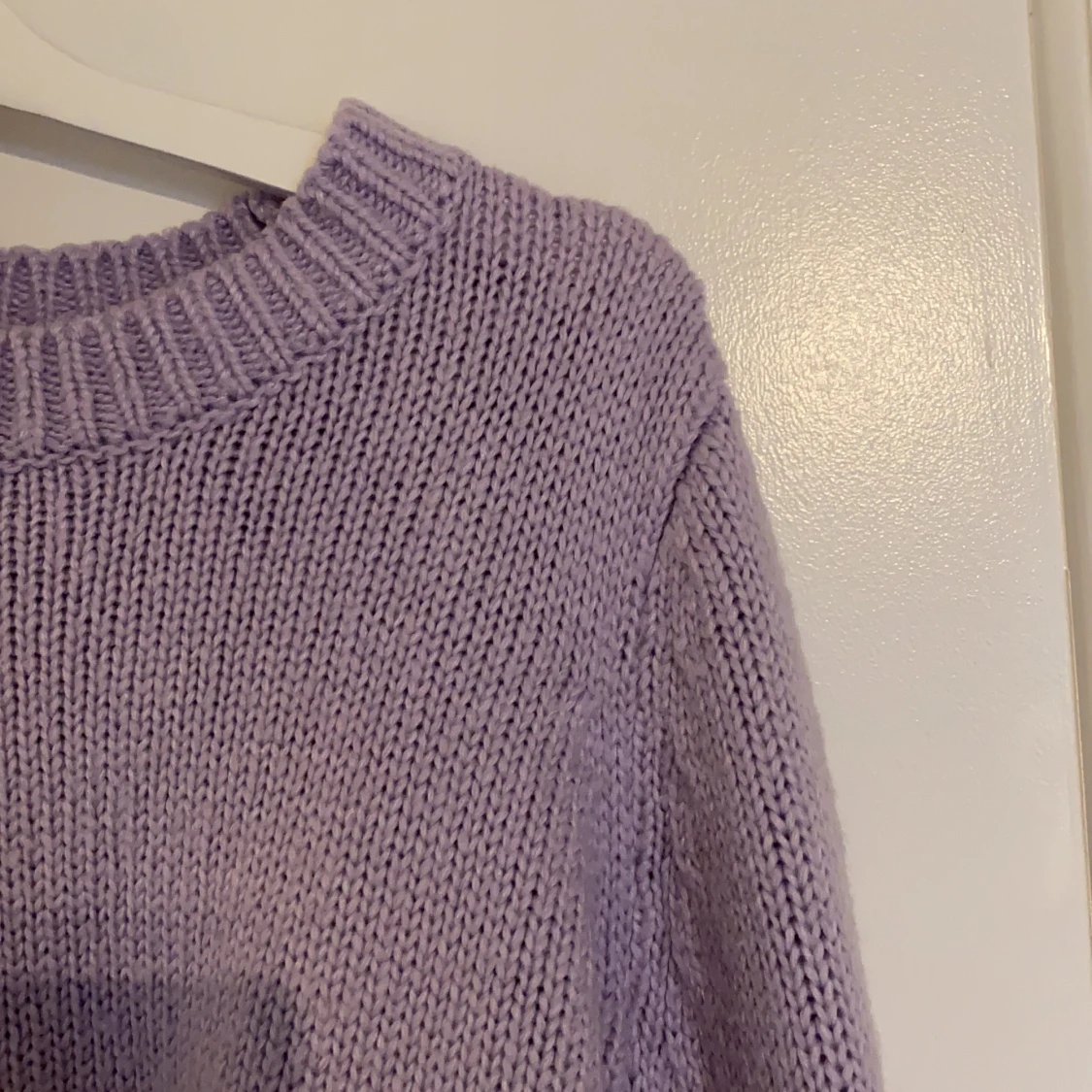 Lila stickad tröja storlek s - 91