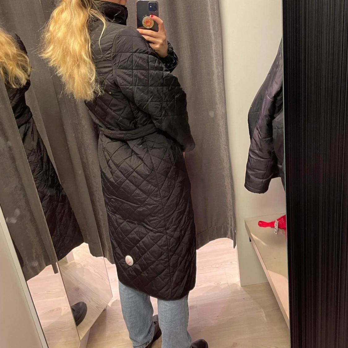 Svart padded Kappa jacka medium  - 90