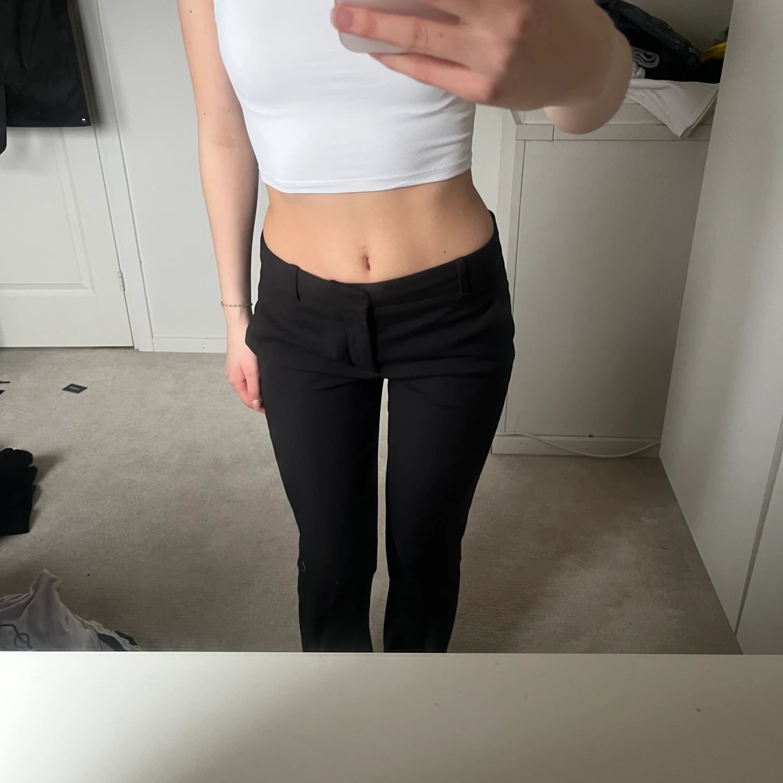 Lågmidjade kostymbyxor, Zara - 91