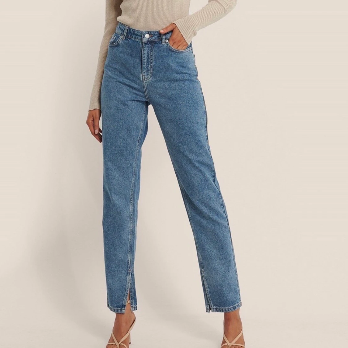 Jeans med slits - 91