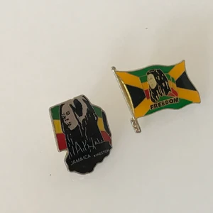 3 olika Pins  - 3st olika Reggae Rasta Pins 
