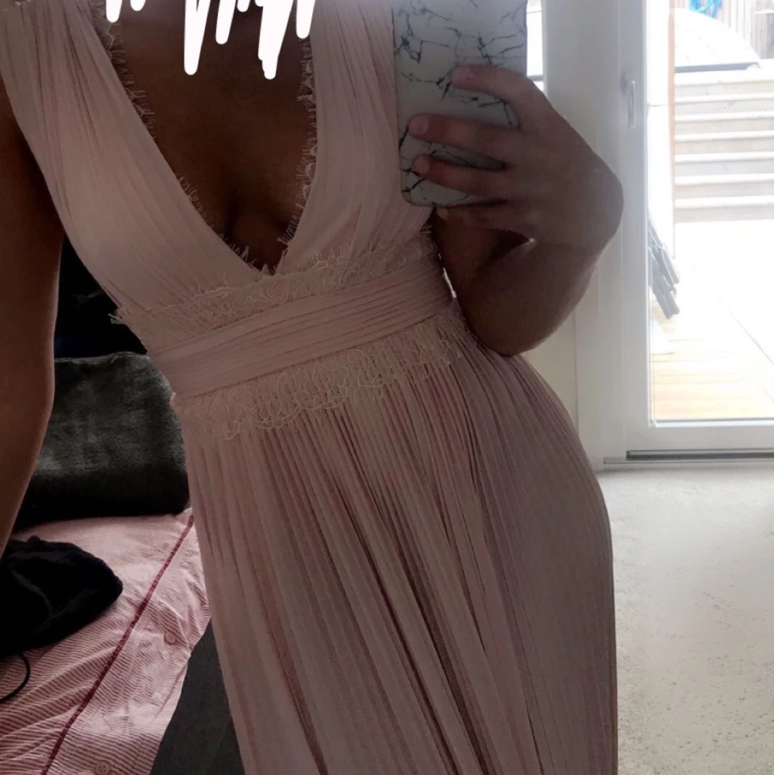 Balklänning ljusrosa  - 91