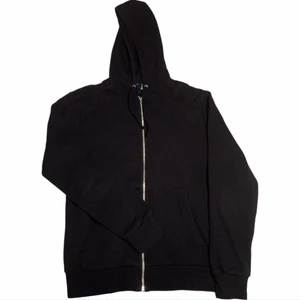 Svart Zip-up Hoodie - .