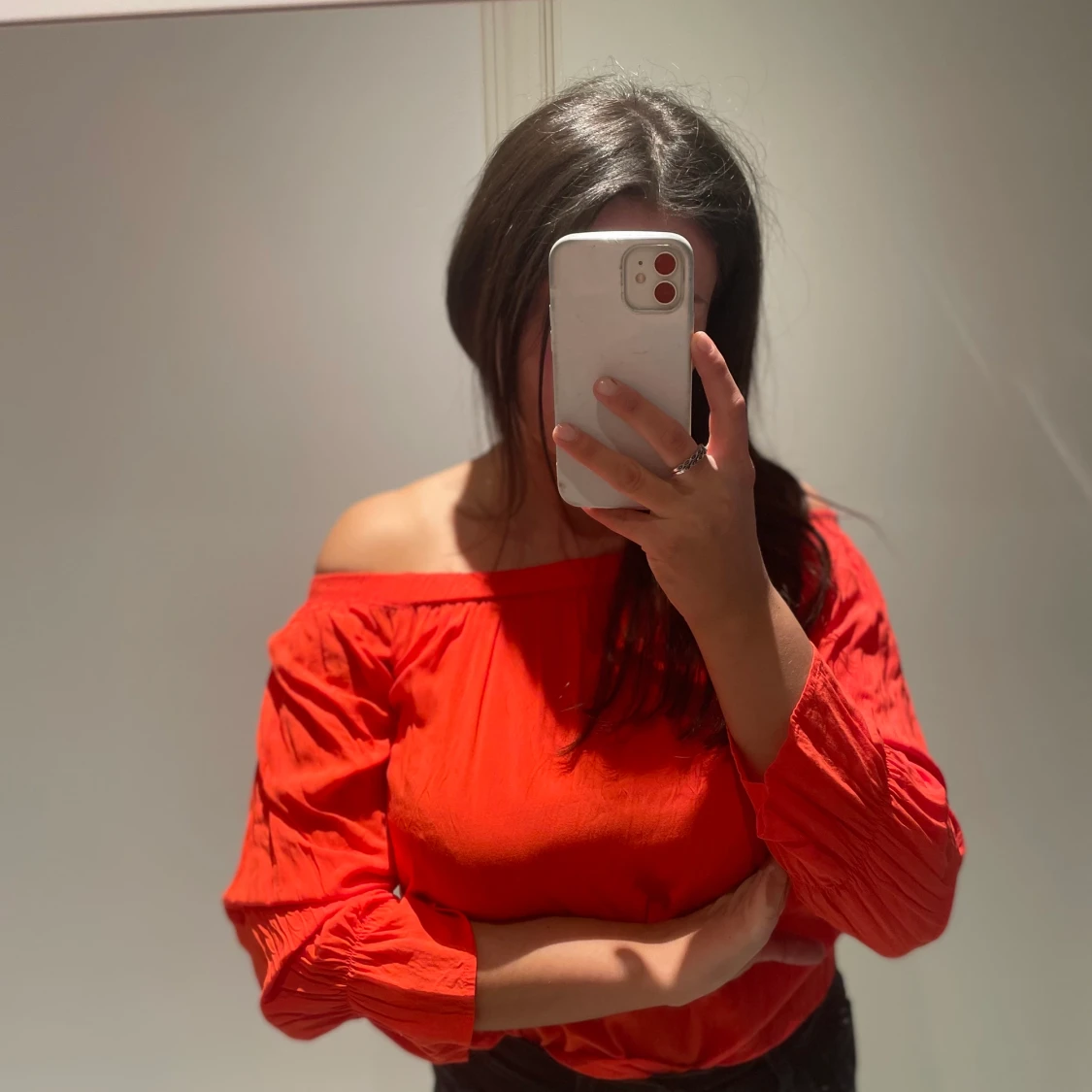 Oranga blus i storlek 34.  - 90