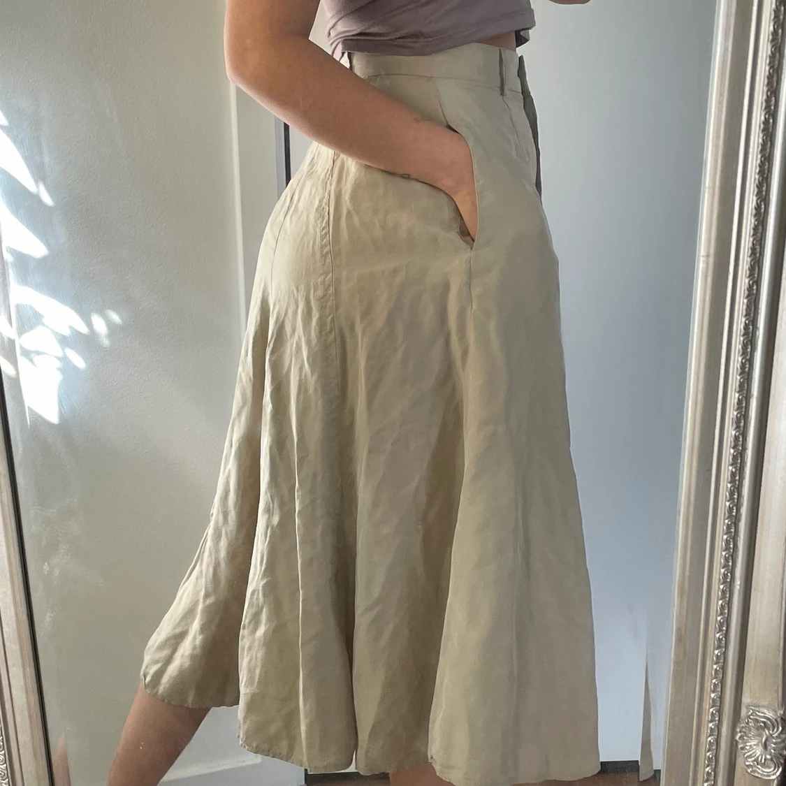 100% silkes kjol  - 90