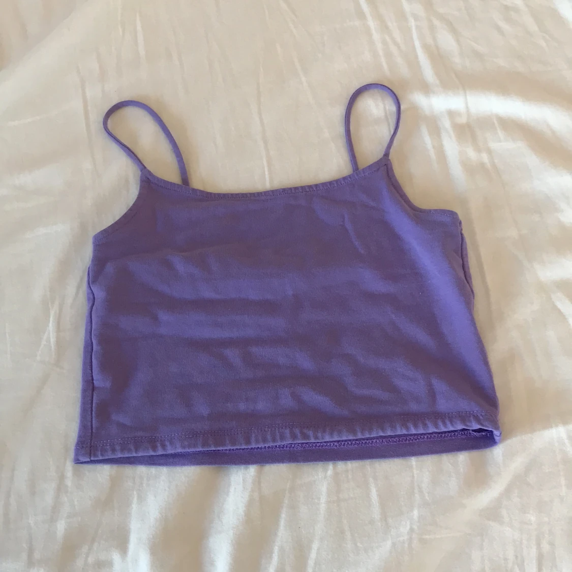 Fin lila linne/topp - 90