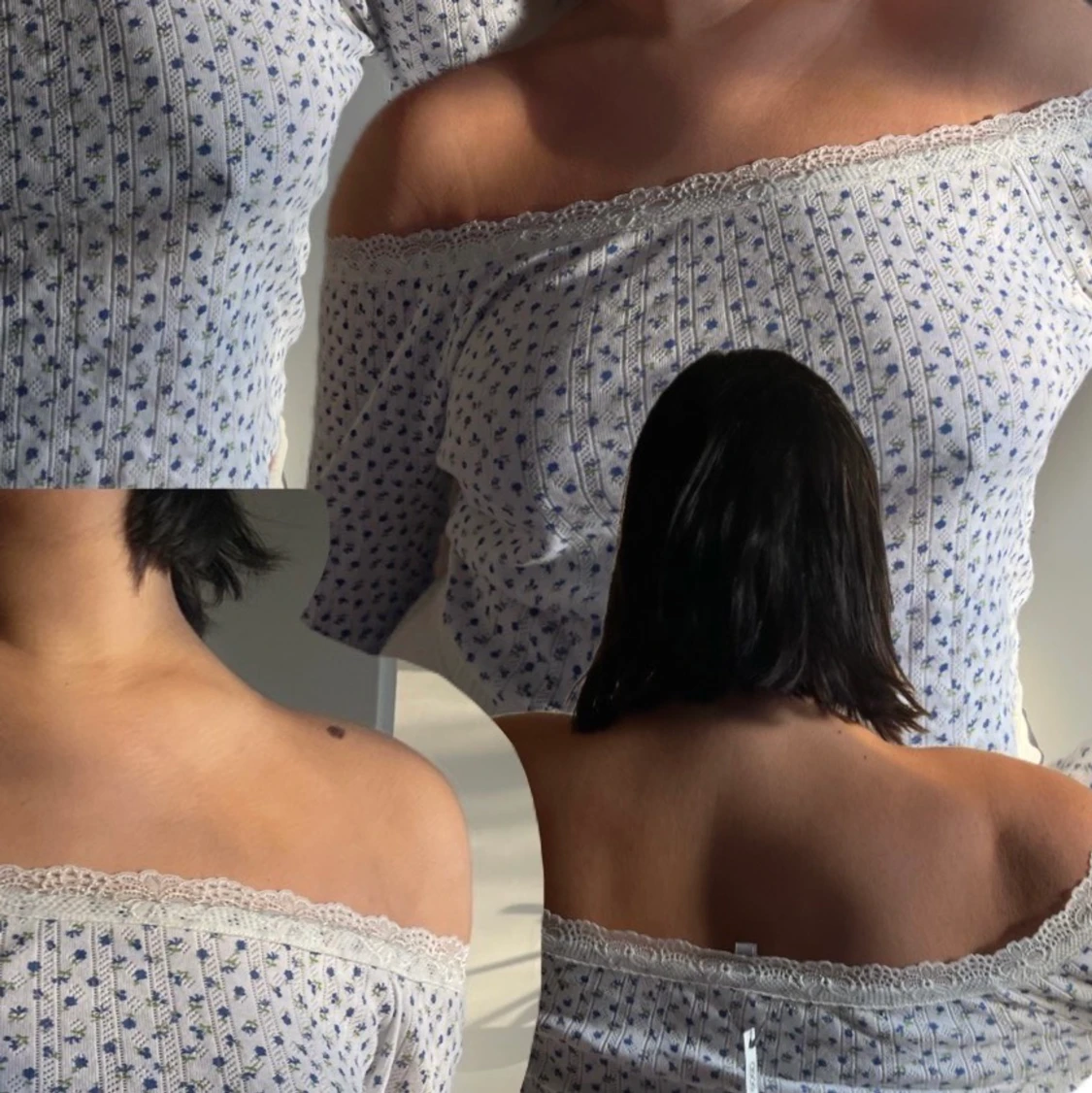 Blommig sommartopp  - 91