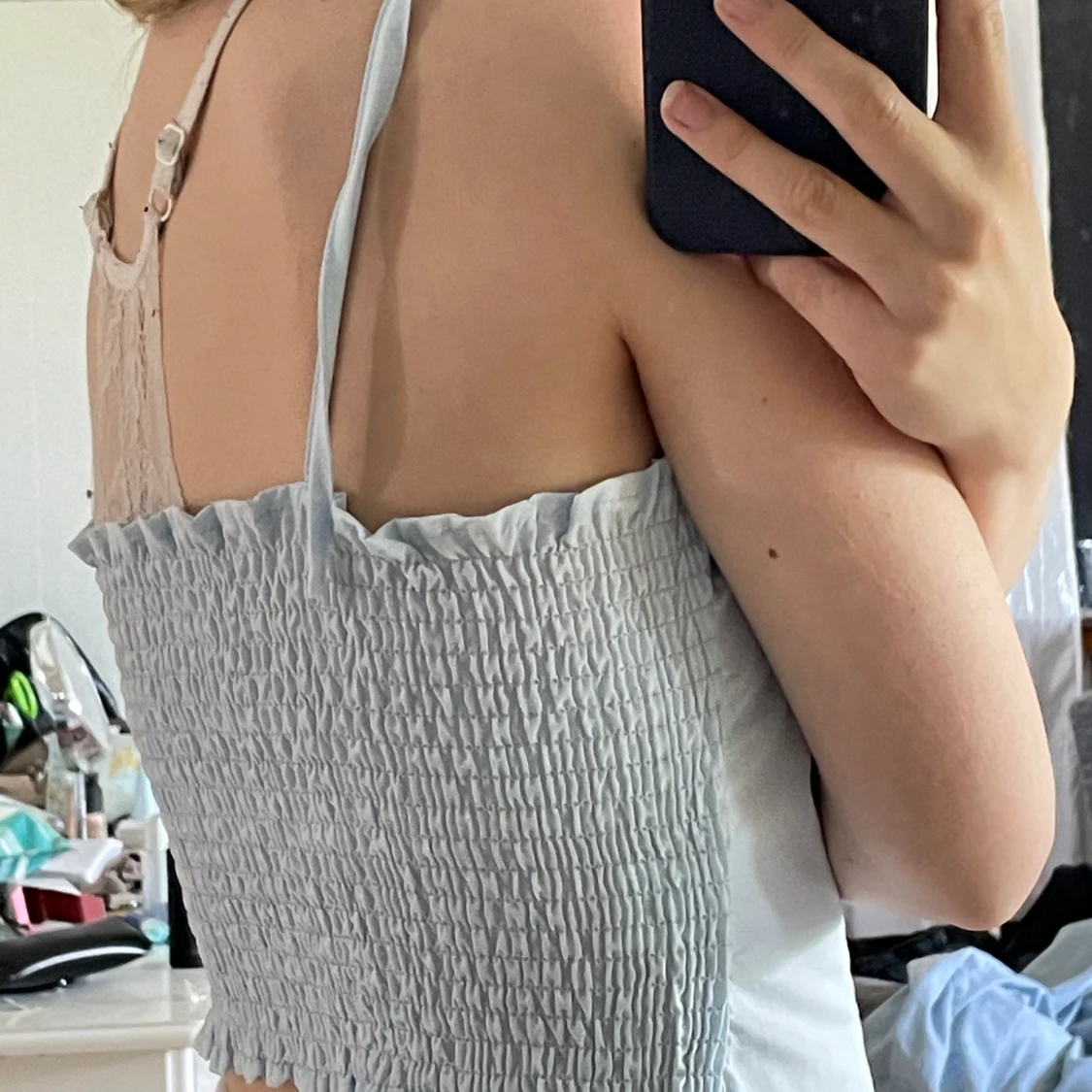 Ljusblå topp från Shein - 90