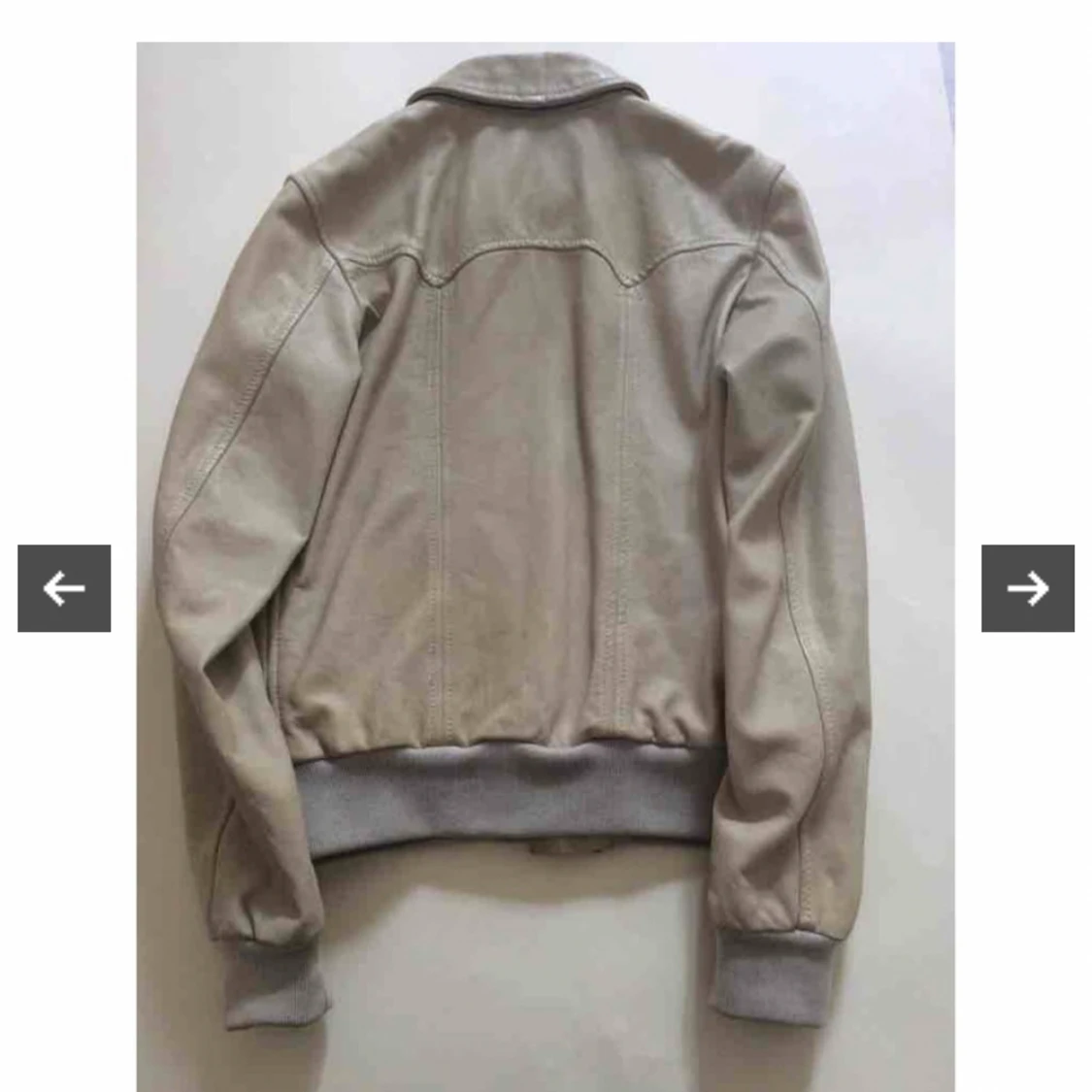 Beige skinnjacka - 90