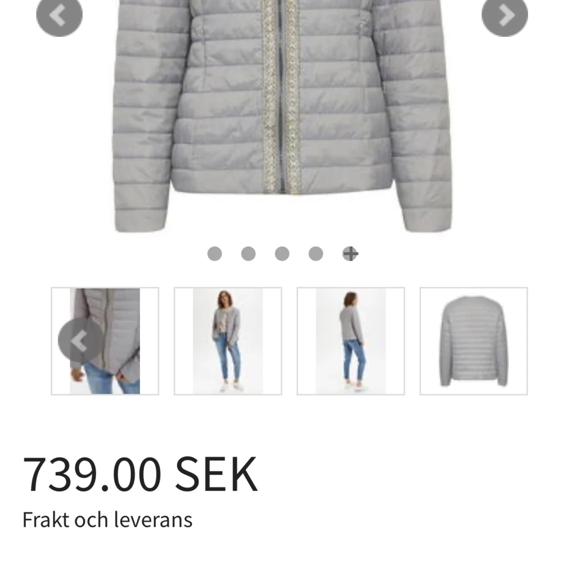 Trendig creme jacka - 91