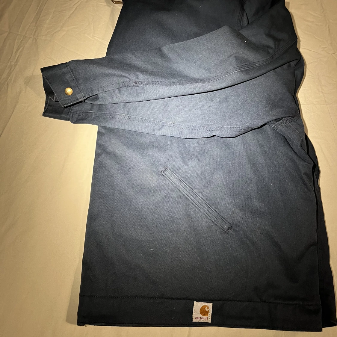 Vintage Navy Carharrt Jacka - 90