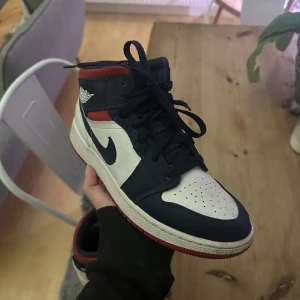 Jordans  - Jordans i storlek 38 junior. Passar mig som vanligtvis har 37/38. Skorna är i fint skick. Kontakta mig vid eventuella frågor samt vid fler bilder. Köparen står för frakten.