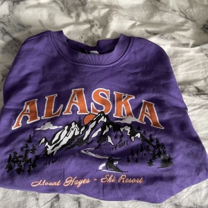 Sweatshirt - den ser jätte använd ut men de e för att den legat skrynklad i min garderob😁det är storlek L men passar mig som har S (liten i modellen)