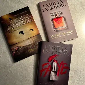 Säljer mina JÄTTEBRA tre inbundna Camilla Läckberg böcker i väldigt gott skick. (Perfekt som present också)  60 kronor per bok eller 150 för alla 💕