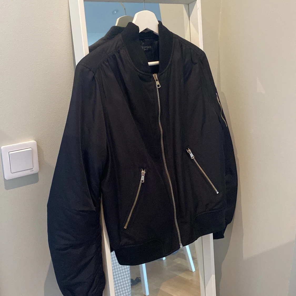 Topshop Nylon Bomber Jacket